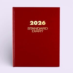 2026 Hardcover Standard Diary, NWT